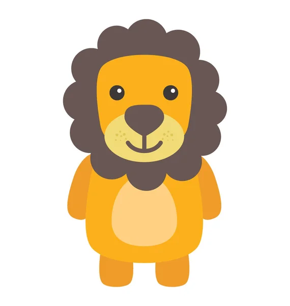 León vector icono — Vector de stock