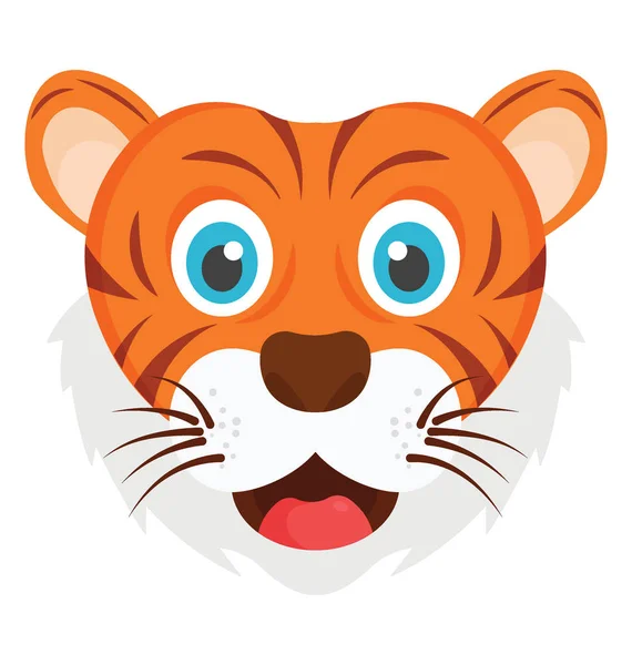 Lion Vector Icon — Stock Vector