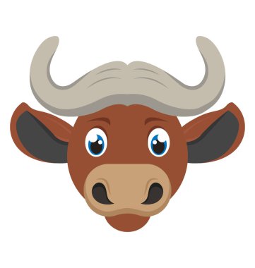  Öküz vektör simgesi