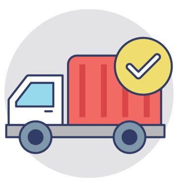  Teslimat Onayı vektör simgesi