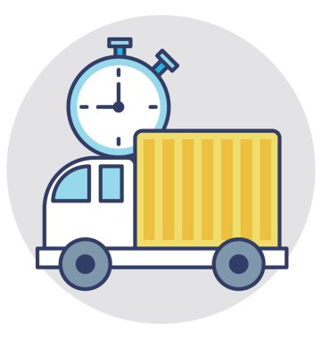  Ekspres teslimat vektör simgesi