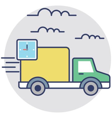  Kamyonet vektör simgesi