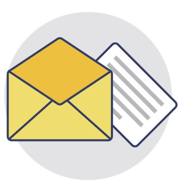  posta vektör simgesi