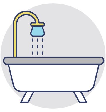  Banyo vektör simgesi