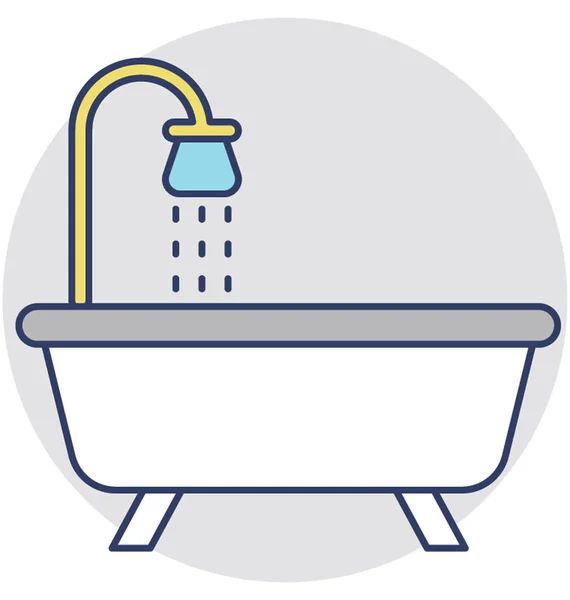 Cuarto de baño Vector icono — Archivo Imágenes Vectoriales