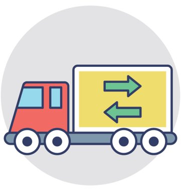  servis van vektör simgesi