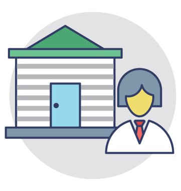  Özellik Ajan vektör simgesi