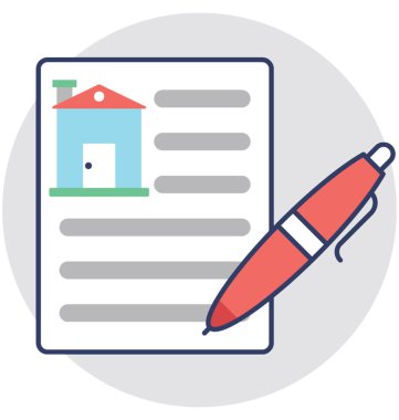  Özellik anlaşması vektör simgesi