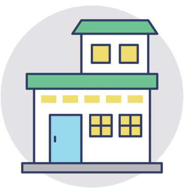  Ev vektörü simgesi