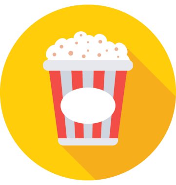  Patlamış mısır vektör simgesi