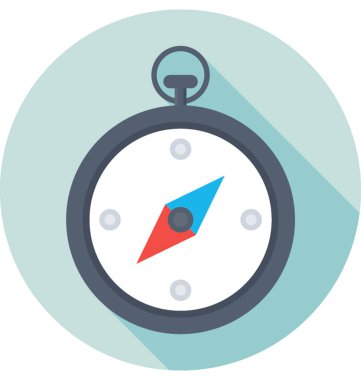  Pusula vektör simgesi