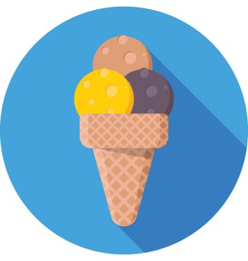  dondurma vektör simgesi