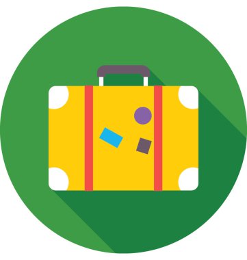 Bavul vektör simgesi