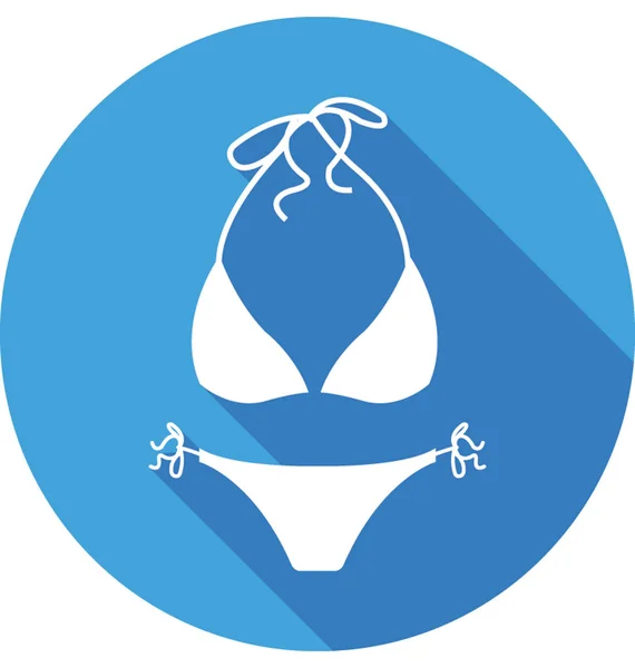 Bikini vektor symbol — Stock vektor