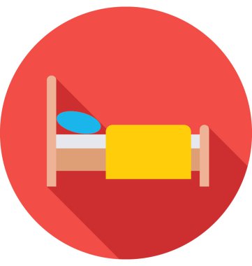  Yatak vektör simgesi