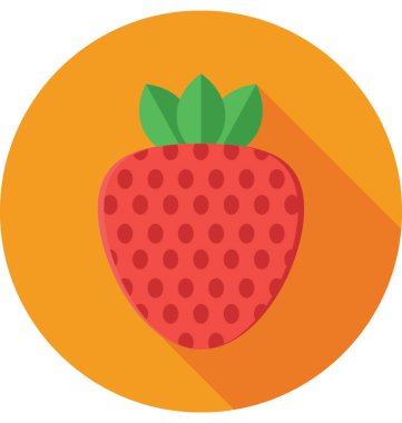   Çilek vektör simgesi