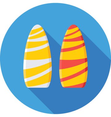  Sörf tahtası vektör simgesi