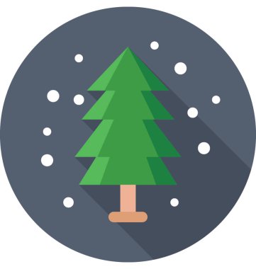  Çam ağacı vektör simgesi