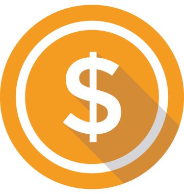  Doları vektör simgesi