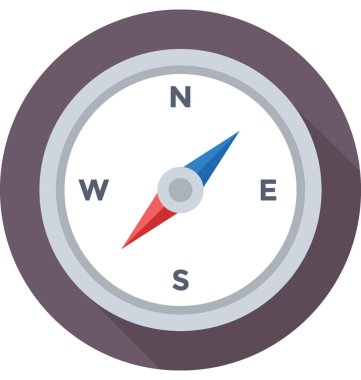  Pusula vektör simgesi