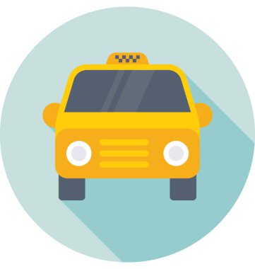  Taksi vektör simgesi