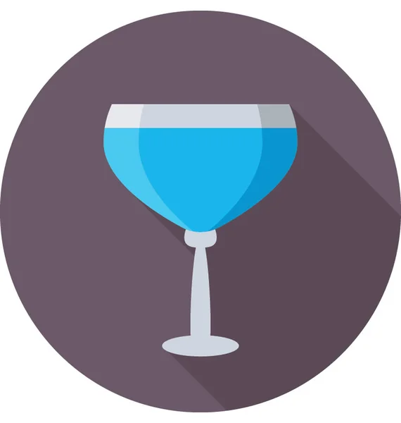Cocktail vector pictogram — Stockvector