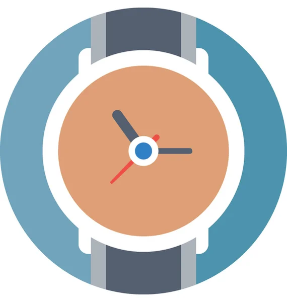 Náramkové hodinky vektorové ikony — Stockový vektor