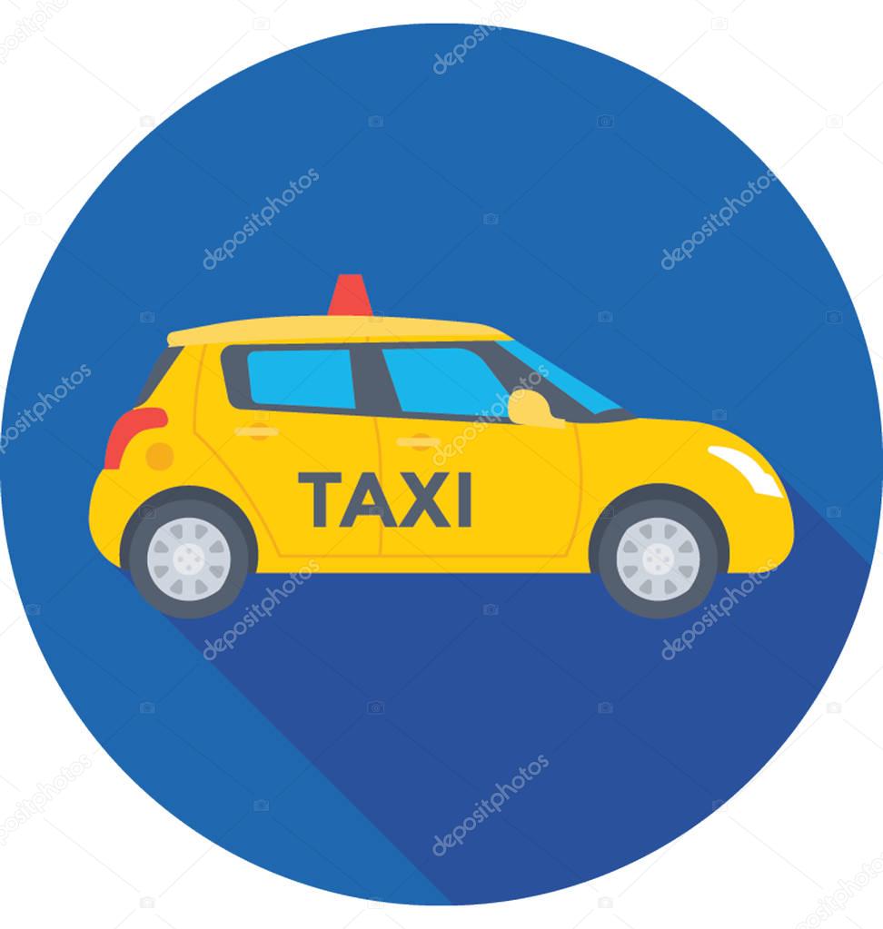  Taxi Vector Icon