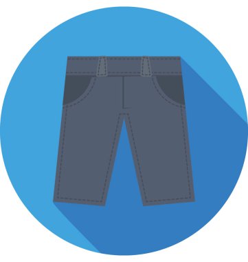  Şort vektör simgesi 