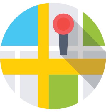  konumu vektör simgesi