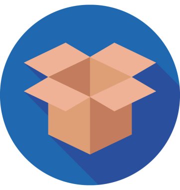  Paket vektör simgesi