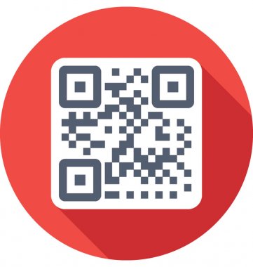  qr kod vektör simgesi