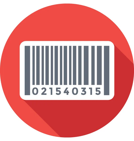 Barcode-Vektorsymbol — Stockvektor