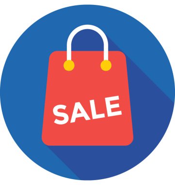  alışveriş poşeti vektör simgesi