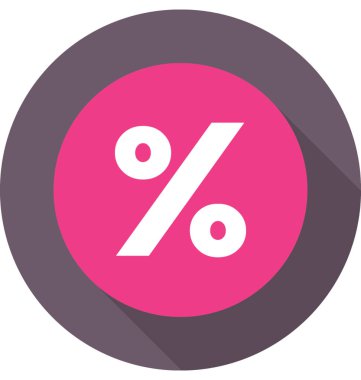  indirimli teklif vektör simgesi 