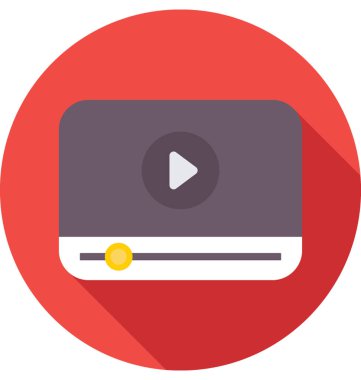  Multimedya vektör simgesi 