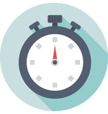  Stopwatch vektör simgesi