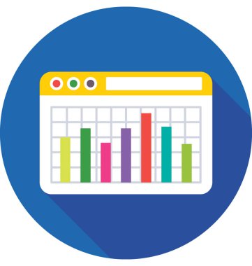  Web Analytics vektör simgesi