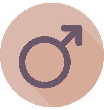  Erkek cinsiyet vektör simgesi 