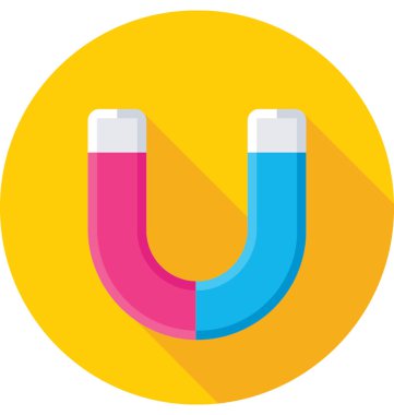  mıknatıs vektör simgesi 