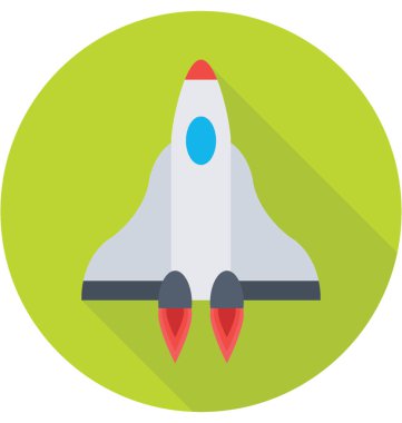  Roket vektör simgesi