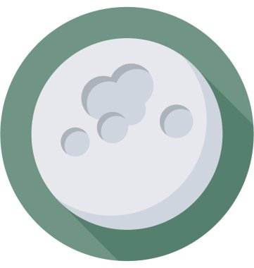  Dolunay vektör simgesi 