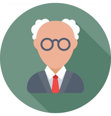  Bilim adamı vektör simgesi 