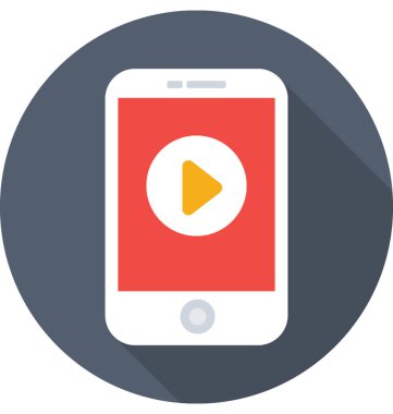  Mobil ortam vektör simgesi 