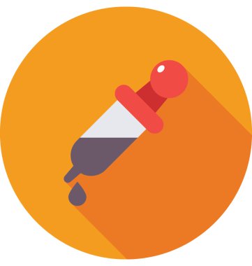  pipet vektör simgesi 