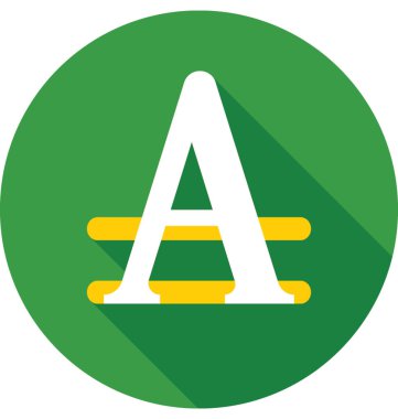  İngilizce vektör simgesi 