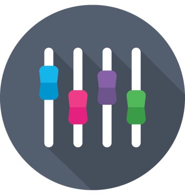  Ayar vektör simgesi