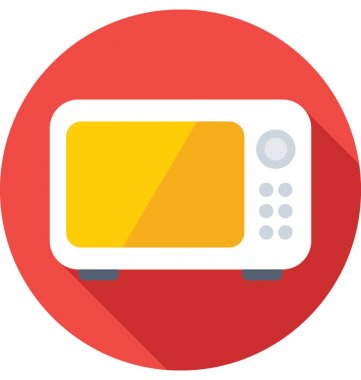  Fırın vektör simgesi