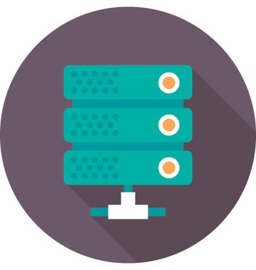  Sunucu vektör simgesi 