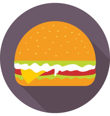  Hamburger vektör simgesi